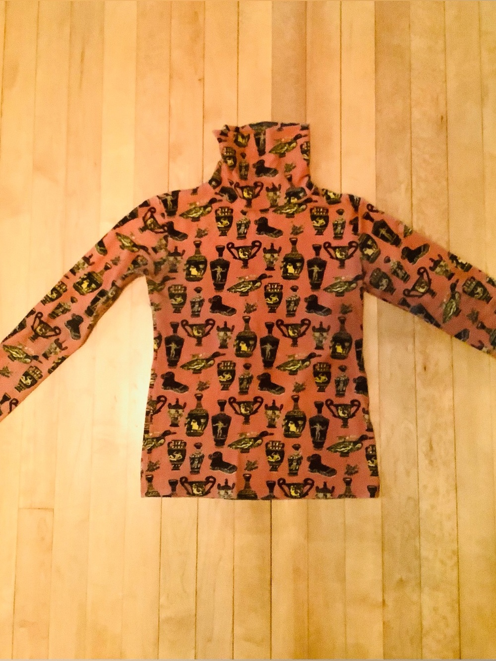 Nooworks turtleneck in Pots print